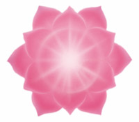 Le chakra du cœur correspond au 3e rayon, de couleur rose, situé au centre de la poitrine, relié au cœur physique et au thymus, destiné à exprimer l’amour, la compassion et la beauté.