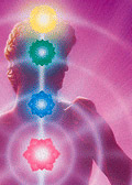 Les sept centres d'énergie, les chakras, pour l'équilibre énergétique du corps, de l'esprit et de l'âme 